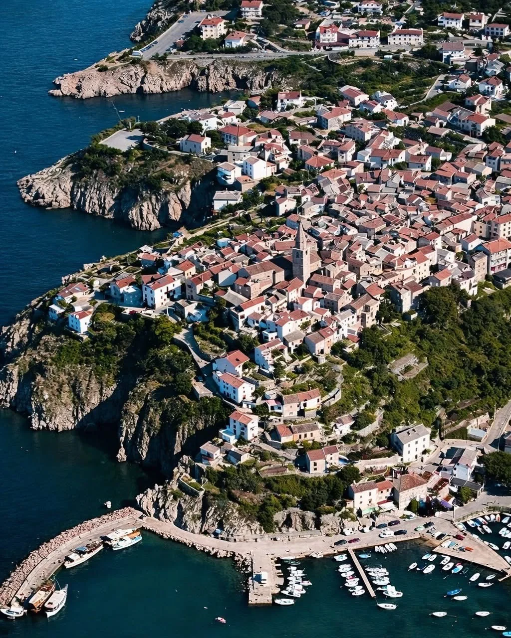 Cres wild coastline