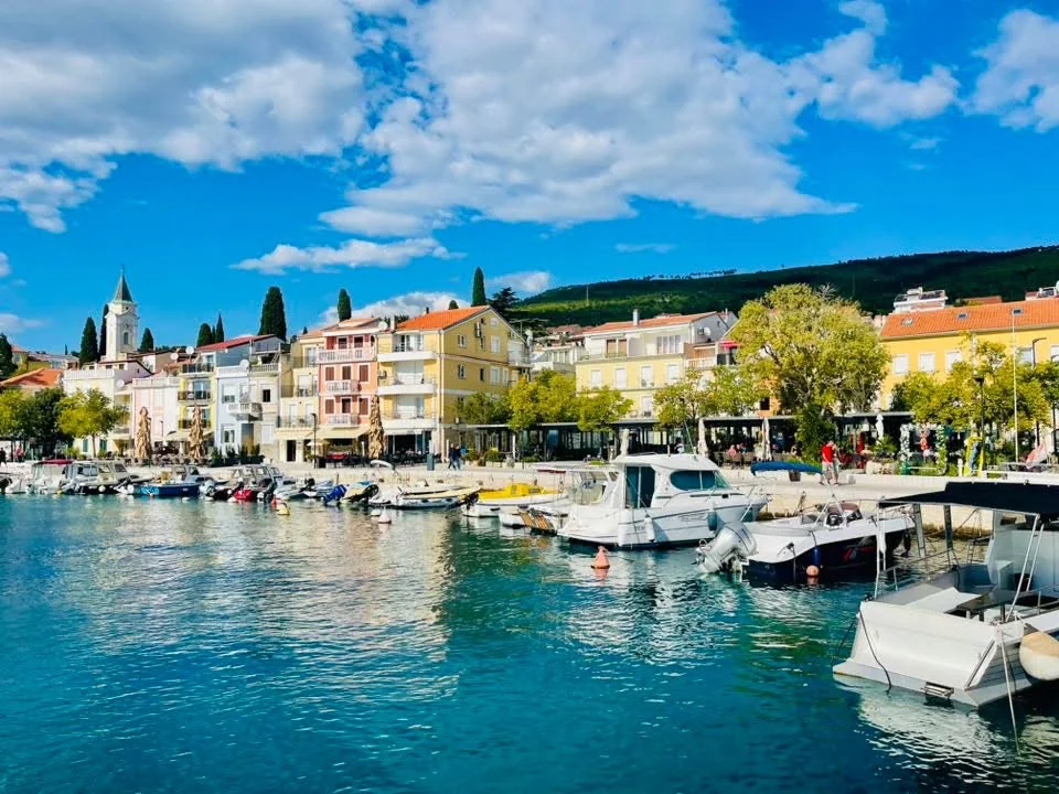 Kvarner coast harbor town on the northern Adriatic Croatia