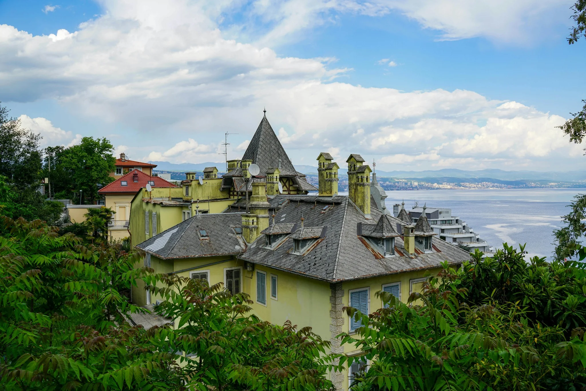 A historic seaside villa on the Opatija Riviera, Kvarner Bay, Croatia